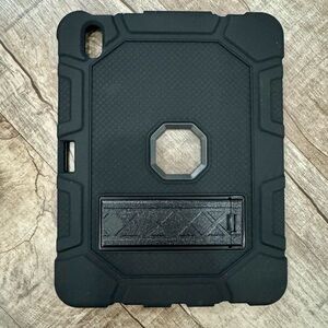 iPad A16 11” / iPad 10th Gen 10.9” Rugged Case Pencil Holder Black NEW